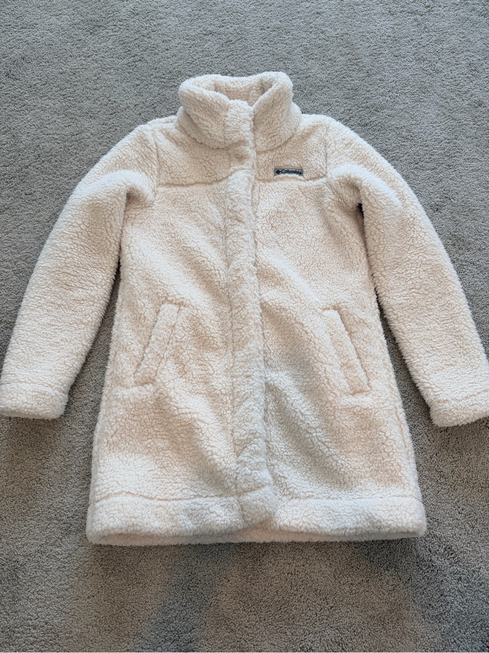 NWOT Columbia womans Cream Sherpa Fleece Jacket - Picture 5 of 7